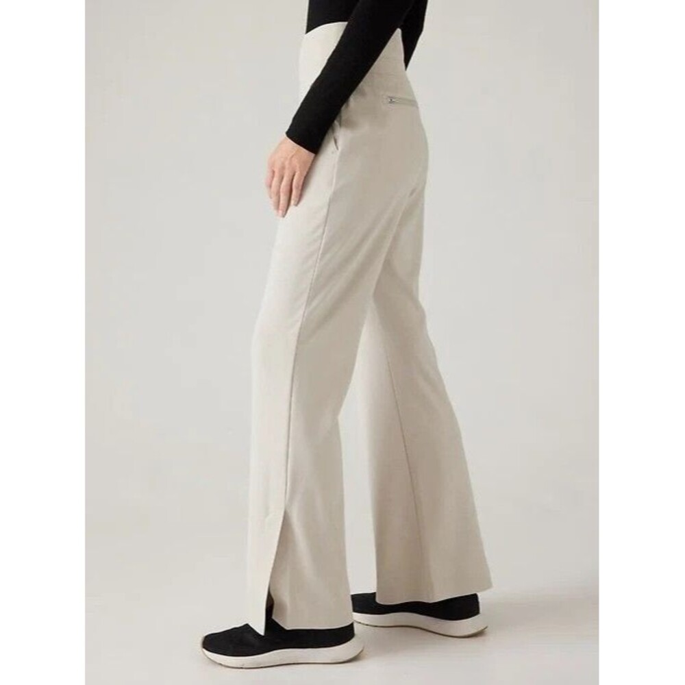 Athleta Venice Pant Split Hem Flare High Rise Stretch Work XS